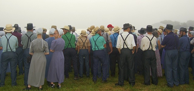 Why do Amish walk barefoot?